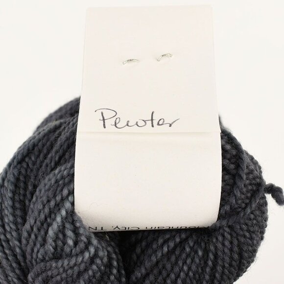 Miss Babs Yummy 2-Ply Fingering Yarn Superwash Merino Wool 400 Yards Pewter - Picture 4 of 4